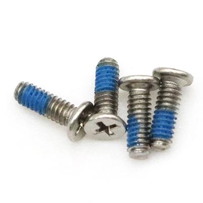 China Pan Stainless SS304 SS316 Phillips Steel CSK Cross Recessed Head Machine Screws With Nylon Patch for sale