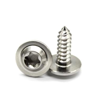 China Titanium Hexalobular Six Lobe Socket Flat Customized Torx Self Tapping Screw for sale