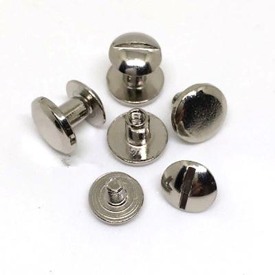 China Flat Head Slotted Chicago Male Female Screws Pan Stainless Steel Book Fastener China Factory Customized Wholesale for sale