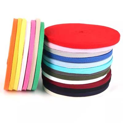 China Other Customized Wear-Resisting 100% Cotton Webbing Flat Strips For Garment for sale