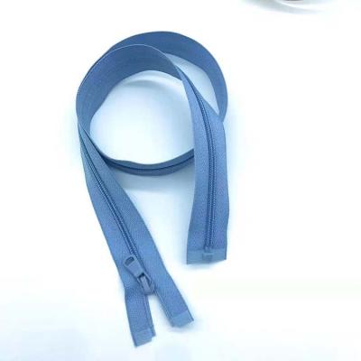 China High Quality Reversible Y Teeth Coil Webbing Single Band Nylon Zippers 4# Nylon Zipper for sale