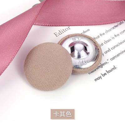 China Other Embroidery Cloth Button Covered Fabric Cloth Button For Women's Coat Shirt for sale