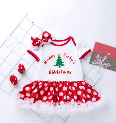 China Factory direct sales casual fall babies children Christmas clothes sets 2022 little girls short sleeve dress for sale