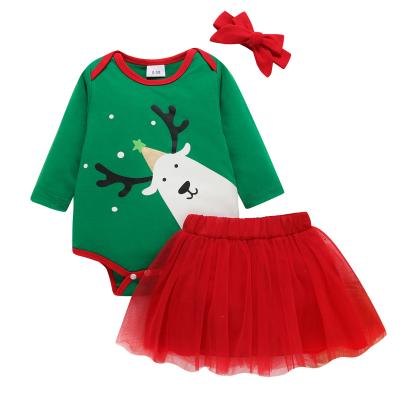 China 2021 Popular Casual High Popularity Children Christmas Baby Clothing Kids Christmas Clothes for sale