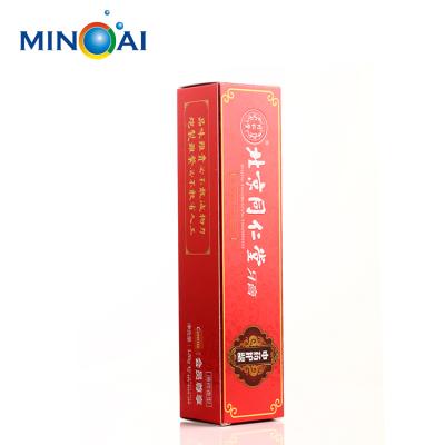 China Recyclable Custom Size Cardboard Toothpaste Packaging Box for sale