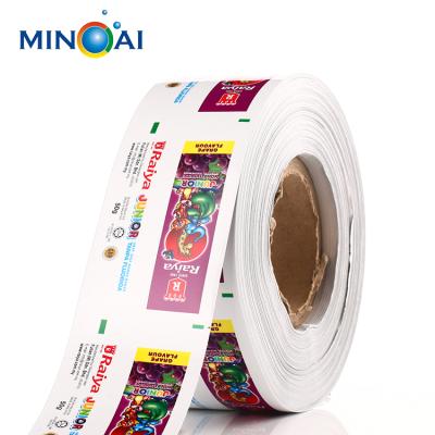 China Water Proof Customized Laminated Packaging Material PBL Film Roll Web For Toothpaste Tube for sale