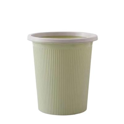 China Sustainable Very Cheap Eco-friendly Paper Basket Simple Style Home Company Bedroom Kitchen Bathroom Lidless Wastebasket for sale