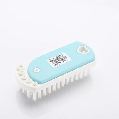 China Sustainable Soft Bristle Multifunctional Household Clothes Shoes Household Cleaning Plastic Laundry Brush for sale