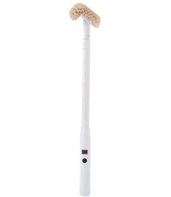 China Sustainable Sonic Vibration Motorized Long Handle Cleaning Brush Toilet Brush Motorized Brush deep cleaning for sale