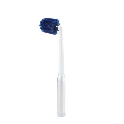 China Sustainable Hot Selling Toilet Brush With Holder For Bathroom, Deep Cleaning Toilet Bowl Brush With Non-Slip Long Plastic Handle for sale