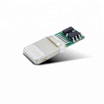 China Good quality mobile phone and computer usb charging 8p male IC splint connector with pcb for iphone for apple for sale