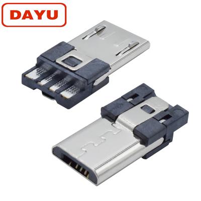 China V8 Double Power Lock 5 Pin Micro USB Connector 4P Connector 4P Solder Jack Wilding For USB Cable for sale