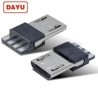 China Power Dayu V8 Male Micro USB Connector 4 Male Connector Micro Solder For USB Cable for sale