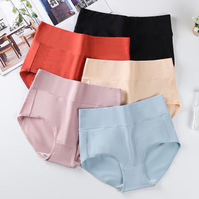 China KK052 High Waist Pure Cotton Women's Briefs Antibacterial Plus Size Ladies Belly Hot Panties for sale