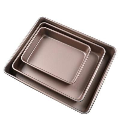 China 9 Inch Viable Non-Stick 11 Inch 13 Inch Rectangular Deep Cake Pan for sale