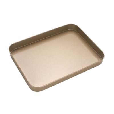 China Stain Viable Supply Non-Stick Cake Pan Metal Deep Baking Tray for sale