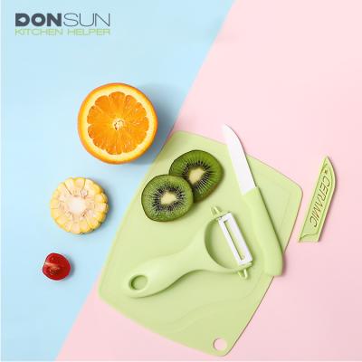 China Viable Set Of 3 Kitchen Accessories Ceramic Kitchen Knife Set for sale