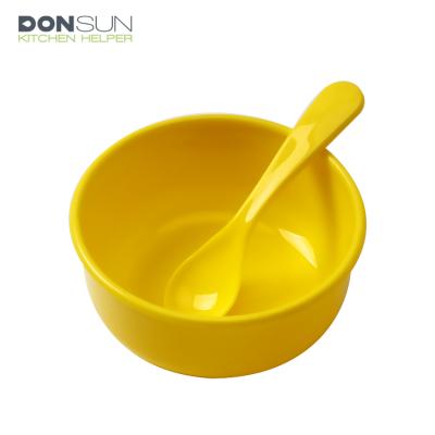 China Wholesale Eco Friendly Kids BPA Free Plastic Baby Dinnerware Set Bowl And Spoon Set for sale