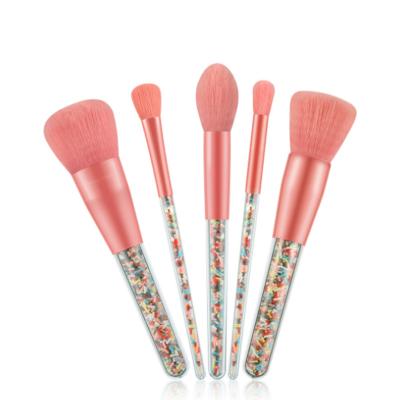 China Angular Blush Bamboo Makeup Brush Foundation Cosmetics Brushes With Bag Powder Blush Makeup Brush Tool for sale