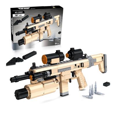 China Toy Millitary Building Block Toy Gun Block 767pcs Brick Set Plastic Building Blocks Launch Brick Toy for sale