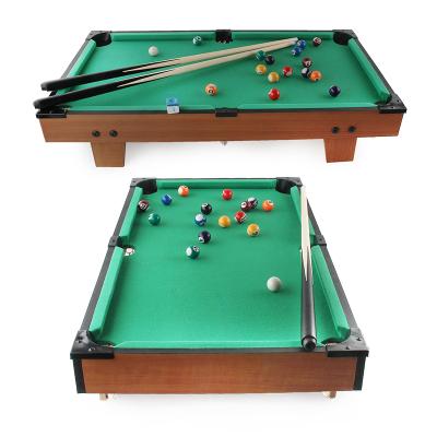 China Wooden Table Games Mini Billiard Table Toys Desktop Games Indoor Sports Entertainment Wooden Toy for sale