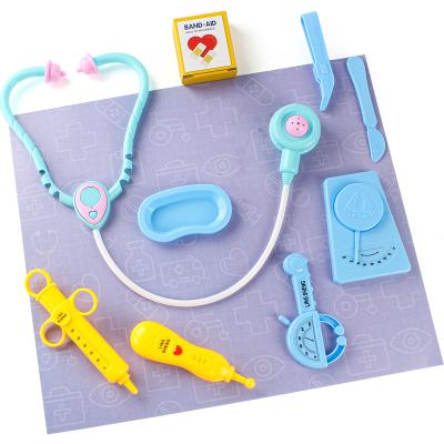 China Eco-friendly Material Plastic Doctor Toys Sets Pretend Play Preschool Toy Game For Kids for sale