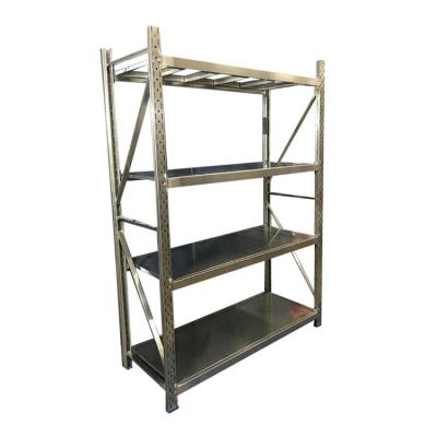 China Factory Direct Wholesale Corrosion Protection Stainless Steel Wall Rack Shelf Warehouse Storage for sale