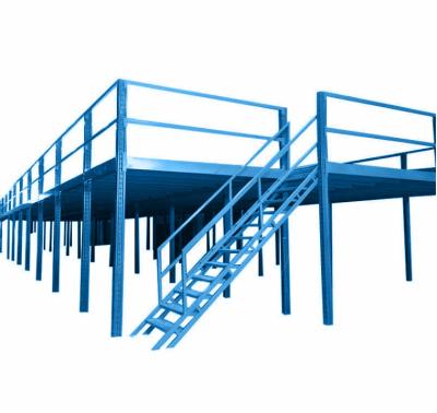 China Corrosion Protection Promotion Garret Platform Heavy Duty Selective Rack Mezzanine Floor Racking for sale