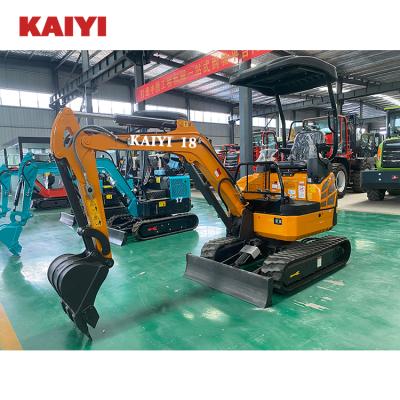 China Hotels Factory Price Construction Machinery Excavator Garden Farm 1.8 Ton Small Mini Excavator for sale