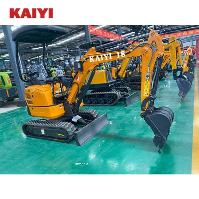 China Hydraulic Crawler Chinese Hotels Mini Digger Agricultural Farm Crawler Heavy Equipment Home 1.8 Ton Mini Excavator for sale