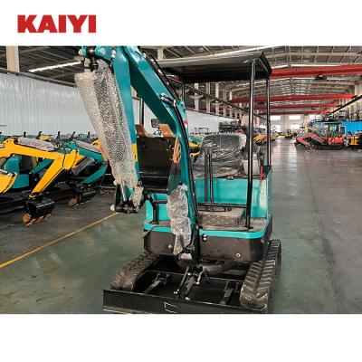 China Hotels Small Excavator 1.7 Ton Crawler Engineering Excavator Household Digging Orchard Agricultural Greenhouse Digging Ditch for sale