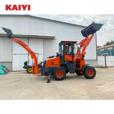 China Construction Material Shops New Cheapest Multifunctional Backhoe Loader 4x4 Excavator Mini Small Backhoe Loader Tractor Backhoe with List Price for Sale for sale