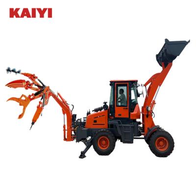 China Building Material Stores Manufacturer 4x4 Backhoe Loader Retroex Cavadora Garden Engineering China 4 Wheel Mini Excavator Backhoe Loader for sale