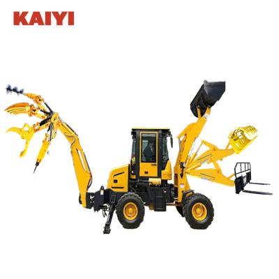 China Cultivate hot sale backhoe loader backhoe loader KAIYI60S backhoe loader compact tractor tractor for sale