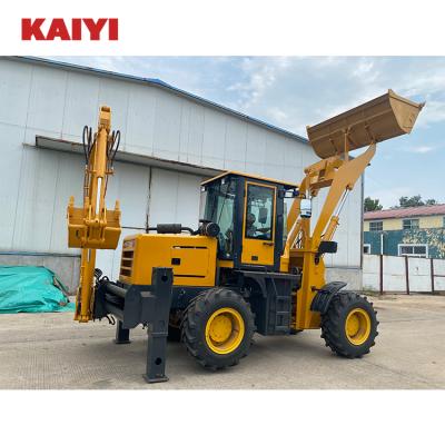 China New Good Quality Hotels Mini Backhoe Loader Wheeled Agricultural Front End Loader For Sale Price for sale