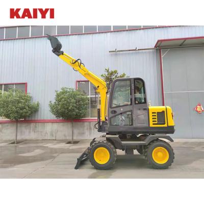 China Chinese 4 ton hotels mini wheel excavator for sale for sale