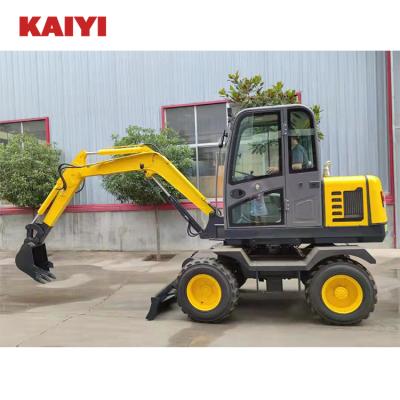 China New hotels cheap multifunctional wheeled excavator used in small and medium construction farms for sale