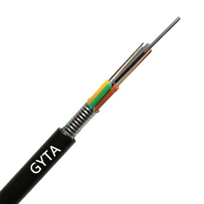 China GYTA/GYFTS/GYFTY 12 core single mode fiber optic cable underground/direct buried fiber optic conduit/cable for sale