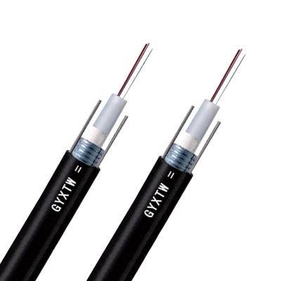 China FTTH FTTB FTTX Network Direct Burial PE Sheath GYXTW GYXTW53 2-24 Core Amor Fiber Optic Cable Dual Core for sale