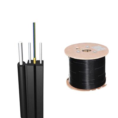 China PVC or LSZH FTTH fiber to home fiber optic drop cable 1 2 4 cores fibra optica LSZH jacket for sale