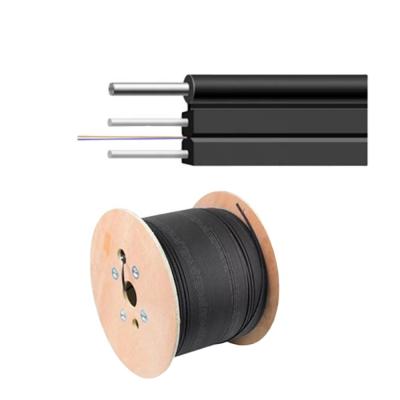 China Outdoor Self-supporting FTTH FTTB FTTX Network Jacket GJYXCH 2 Core FTTH Drop Cable Fiber Optic Cable 1km Price for sale