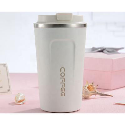 China Sustainable Travel Coffee Mug Stainless Steel Custom Cup Insulated Coffee Mug With Lid for sale