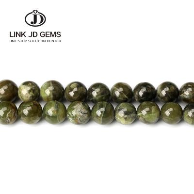 China Mateiral Canada Jade Stone Bead Personalized Opal Ornamental Wholesale Price Natural Natural Green Gemstone Accessory Beads For Jewelry Making for sale