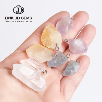 China Mateiral Sapphire Rough Stone Pendant DIY Jewelry Material Accessories High Quality Natural Loose Bead Long Bead for sale