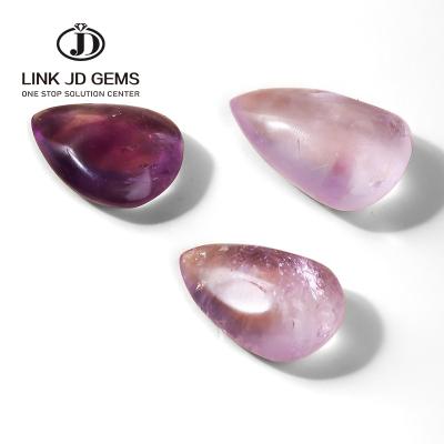 China Mateiral Wholesale Natural Natural Amethyst Drop Shape High Quality Polished Stone Amethyst Pendants Pendants For Jewelry Making for sale