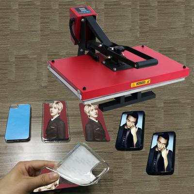 China Shops Printing Shops Printing Heat Press Machine For Sublimation Paper Printing Flexible Blank 2D Silicone Phone Case for sale