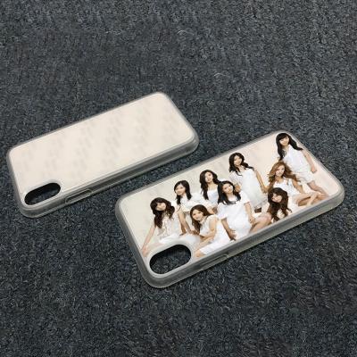 China 2D Phone Case TPU Glass Phone Case Sublimation Cover Mobile Phone Glass 2D TPU Soft Transparent Empty Glass 2D TPU Phone Case for sale