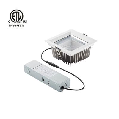 China Modern Daytonled Saturn Series IP65 Round Square ETL Listing North America Architectural Anti-Glare Commercial Downlight Ra90 for sale