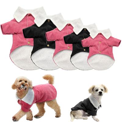 China Amazon New Autumn And Winter Sale Cat Dog Clothes Viable Warm Pets Outwears Cotton To Keep Warm Pets Clothing for sale