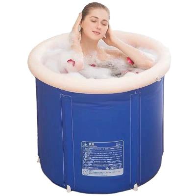 China Factory Wholesale Viable Foldable Household Bath Tub Adult Barrel Passionate Inflatable Tub for sale